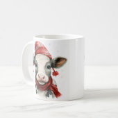 Adventure Holiday Baby Cow Weihnachten Kaffeetasse (Vorderseite Links)