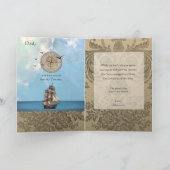 Adventure Horizons Folded Greeting Card Dankeskarte (Innenseite)