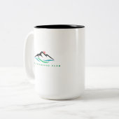 Adventure International Club Zweifarbige Tasse (Vorderseite Links)
