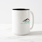 Adventure International Club Zweifarbige Tasse (VorderseiteRechts)