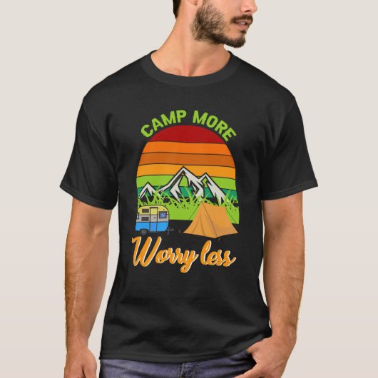 Adventure is call - Happy Camping T - Shirt (Vorderseite)
