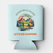 Adventure is Calling lasse gehen Camping Dosenkühler (Rückseite)