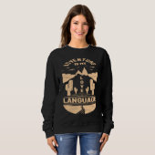 Adventure is My Love Language  Camp Graphic Plus S Sweatshirt (Vorne ganz)