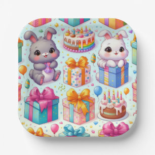 Adventure Kids Bunny Birthday Party Teller