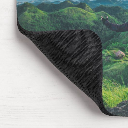 Adventure Landscape Mountain Mouse Pad Mousepad (Ecke)
