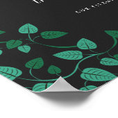 Adventure Leaf Print Art Poster (Ecke)