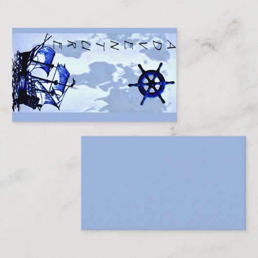 Adventure Lesezeichen Business Card Visitenkarte (Vorne/Hinten)