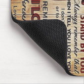 Adventure Letter to Ehefrau, liebevolles Geschenk, Mousepad (Ecke)