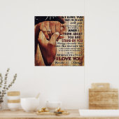 Adventure Letter to Ehefrau, liebevolles Geschenk, Poster (Küche)