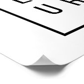 Adventure Letts - Modernes Minimalistisches Zitat Poster (Ecke)