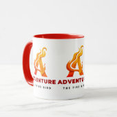 Adventure Logo Grafik Tasse (Vorderseite Links)