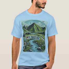 Adventure Lovers, I Liebe Nature, Landschaftlich O T-Shirt