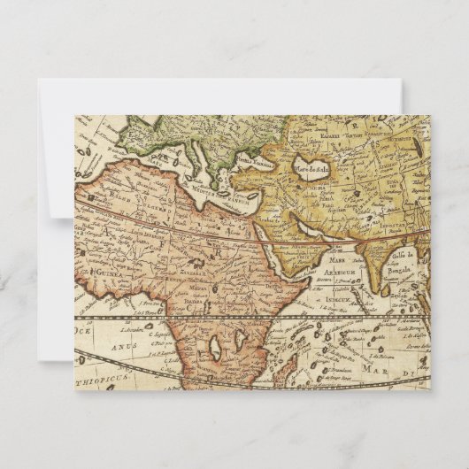 Adventure Map Brautparty Danke Karte (Rückseite)