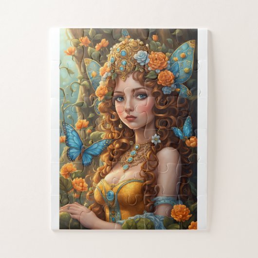 Adventure Märchenfigur in einem wunderschönen Land Puzzle (Vertikal)