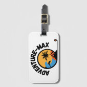 Adventure-MAX-Logo Gepäckanhänger (Vorderseite Vertikal)