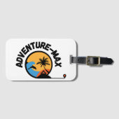 Adventure-MAX-Logo Gepäckanhänger (Vorderseite (Horizontal))