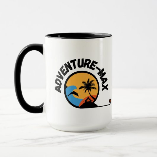 Adventure-MAX-Logo-Kaffeetasse (ohne Text) Tasse (Links)