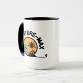 Adventure-MAX-Logo-Kaffeetasse (ohne Text) Tasse (Vorderseite Links)