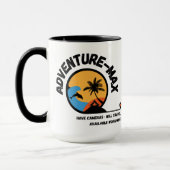Adventure-MAX-Logo-Kaffeetasse Tasse (Links)