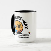 Adventure-MAX-Logo-Kaffeetasse Tasse (Vorderseite Links)