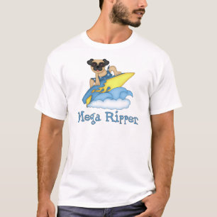 Adventure Mega Ripper Mops Surfer T-Shirts, Gesche T-Shirt