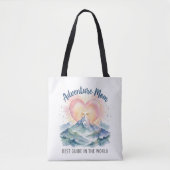 Adventure Mom Watercolor Berge - Bester Guide in Tasche (Vorderseite)