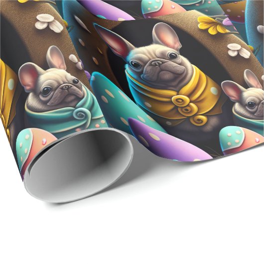 Adventure Mops mit Ostereiern Ein festlicher und N Geschenkpapier (Rolleneckpunkt)