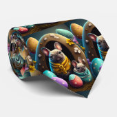 Adventure Mops mit Ostereiern Ein festlicher und N Krawatte (Gerollt)