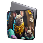Adventure Mops mit Ostereiern Ein festlicher und N Laptopschutzhülle (Vorderseite Links)