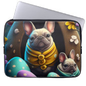 Adventure Mops mit Ostereiern Ein festlicher und N Laptopschutzhülle (Vorderseite)