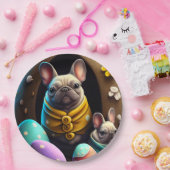 Adventure Mops mit Ostereiern Ein festlicher und N Pappteller (Party)