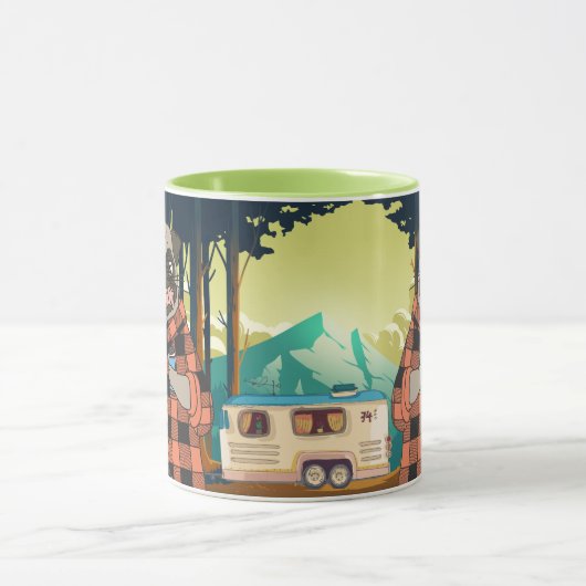 Adventure Mops Tasse (Zentrum)