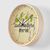 Adventure More Boho Antler Wanduhr (Winkel)