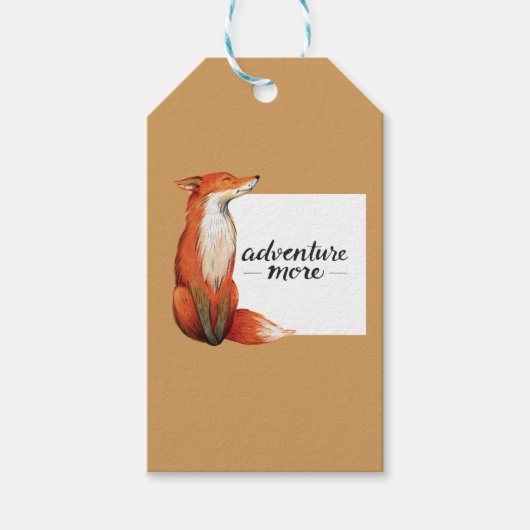 Adventure more Fux Geschenkanhänger (Vorderseite)