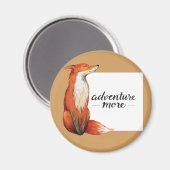 Adventure more Fux Magnet (Vorderseite/Rückseite)