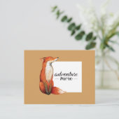Adventure more Fux Postkarte (Stehend Vorderseite)