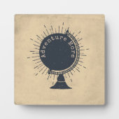 Adventure More Hipster Globe Fotoplatte (Vorderseite)