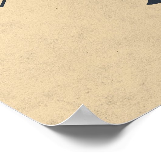 Adventure More Hipster Globe Poster (Ecke)