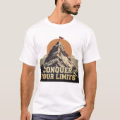 Adventure Motivierend Poster für Office oder Zuhau T-Shirt (Vorderseite)