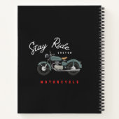 Adventure-Motorrad-Notebook Notizblock (Rückseite)