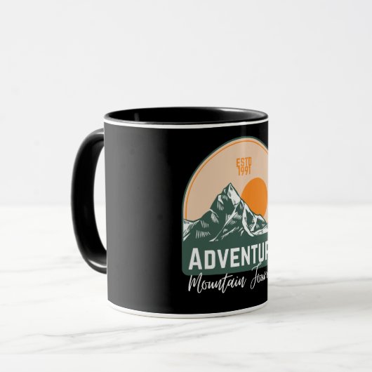 Adventure Mountain Journey Tasse (Vorderseite Links)