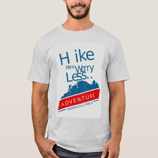 Adventure Mountain Klettern T - Shirt (Vorderseite)