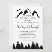 Adventure Mountains Probe Dinner Einladung (Vorderseite)