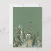 Adventure National Park Baby Dusche Einladung (Rückseite)