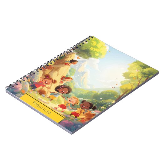 Adventure Notes - Custom Kids Wandern Notizblock (Linke Seite)