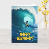Adventure Ocean Wave Karte (Gelbe Blume)