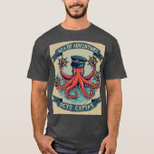 Adventure Octo Captain - Bold und Fun T-Shirt (Vorderseite)