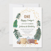 Adventure One Camper Einladung zum ersten Geburtst (Vorderseite)