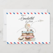 Adventure Onederery Travel Voyage Postage Mail Einladung (Rückseite)