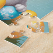 Adventure Oster Bunny Kids Personalisiert Puzzle (Seite)